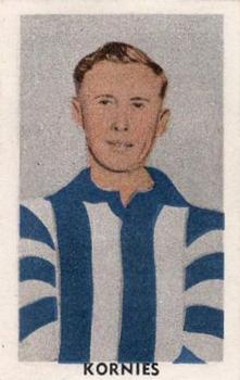 1949 Kornies Victorian Footballers #13 Kevin Dynon Front